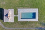 Aerial Pool and Poolhouse