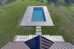 Aerial Pool and Poolhouse